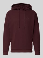 Bluza z kapturem o kroju regular fit z Mieszanka bawełny Model 'AUSTIN' od HUGO - 33