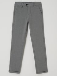 Chino met stretch, model 'Marco' van Jack & Jones Grijs - 7