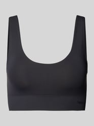 Bralette mit Label-Schriftzug von ORGANIC BASICS Schwarz - 28