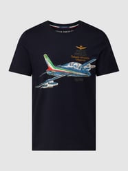 T-Shirt mit Motiv-Print von Aeronautica Militare Blau - 39