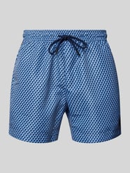 Badehose mit elastischem Bund Modell 'Vibe' von BOSS Blau - 31