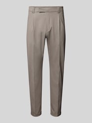 Regular Fit Anzughose mit Bundfalten Modell 'SAND' von Cinque Beige - 10