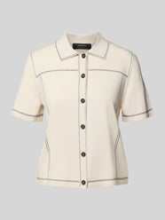 Regular Fit Hemdbluse mit Viskose-Kaschmir-Anteil von Marc Cain - 27