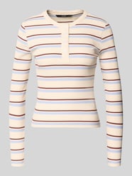 Slim Fit Langarmshirt aus Baumwoll-Mix Modell 'KATIE' von VERO MODA - 17