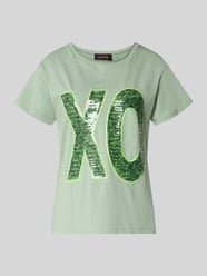 T-Shirt mit Paillettenbesatz von miss goodlife - 7