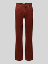 Spodnie sztruksowe o kroju straight fit z elastycznej mieszanka bawełny model 'Laval' od Pierre Cardin - 14