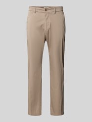 Straight Fit Stoffhose mit Eingrifftaschen Modell 'Ajend' von DRYKORN Beige - 29