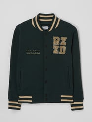 Bluza rozpinana z mieszanki bawełny model ‘Northend’ od Raizzed Zielony - 44