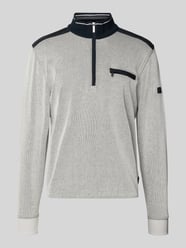 Sweatshirt met opstaande kraag, model 'Selanik' van bugatti - 17