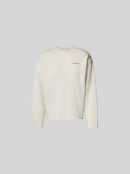 Sweatshirt mit Label-Stitching von DAILY PAPER Beige - 9