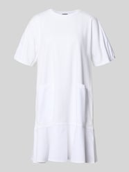 Sukienka tunikowa do kolan z bufiastymi rękawami model 'ONORE' od MM by Max Mara - 19