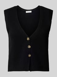 Mouwloos vest van puur kasjmier van Christian Berg Woman - 21