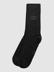 Socken mit Stretch-Anteil im 2er-Pack Modell 'Napoli'  von CARLO COLUCCI Grau - 43