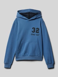 Comfort Fit Hoodie mit Schriftzug-Print von s.Oliver RED LABEL Blau - 29