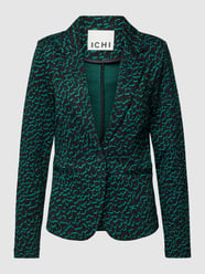 Blazer mit Allover-Muster Modell 'Kate' von ICHI Schwarz - 29