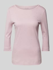 Shirt met 3/4-mouwen van Christian Berg Woman Roze - 48