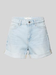 Loose Fit Jeansshorts im 5-Pocket-Design Modell 'MOM80' von Mango Blau - 30