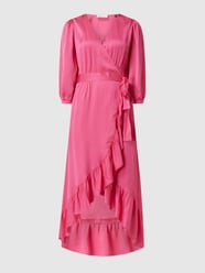 Wickelkleid aus Satin  von POM Amsterdam Pink - 24