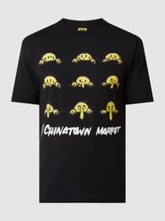 T-Shirt mit Print Modell 'Smiley wuz here' von MARKET Schwarz - 22