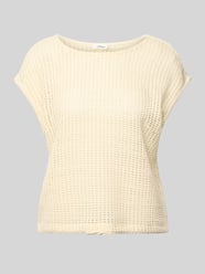 t-shirt o kroju relaxed fit z szydełkowej koronki od s.Oliver RED LABEL - 19