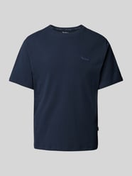 T-Shirt mit Label-Stitching Modell 'Connor' von Pepe Jeans Blau - 8