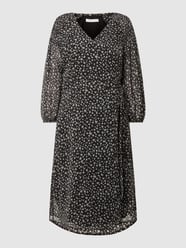 Jurk van chiffon met tailleband  van FREEBIRD Grijs / zwart - 15