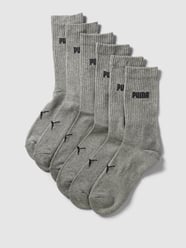 Socken mit Label-Print im 6er-Pack von Puma Grau - 42