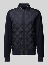 Sweatjacke mit Stehkragen von Christian Berg Men Blau - 1