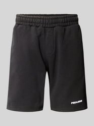 Sweatshorts mit elastischem Bund und Logo-Stitching von PEGADOR - 23