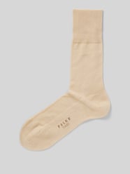 Socken in melierter Optik von Falke Beige - 28