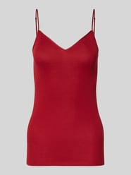 Onderhemd met spaghettibandjes, model 'SEAML' van Hanro - 42