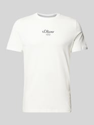 T-Shirt mit Label-Print von s.Oliver RED LABEL Weiß - 9