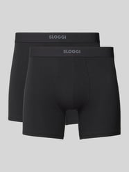 Boxershorts mit elastischem Logo-Bund von Sloggi Schwarz - 40