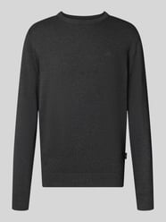 Sweter z dzianiny o kroju relaxed fit z czystej bawełny od bugatti - 31