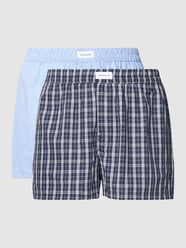 Boxershorts mit Allover-Muster  im 2er-Pack von Seidensticker Blau - 13