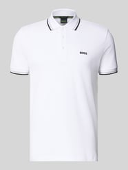 Regular Fit Poloshirt mit Label-Stitching Modell 'Paddy' von BOSS Green - 12