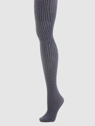 Panty van katoenmix, model 'Leslie' - 90 DEN  van Wolford Blauw / turquoise - 22