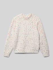 Regular fit gebreide pullover met opstaande kraag, model 'GLUDI' van Only - 44