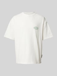 T-Shirt mit Label-Print von No Bystanders Weiß - 34