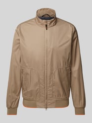 Jacke mit Reißverschlusstaschen von Geox Beige - 19