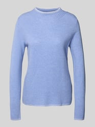 Regular Fit Longsleeve aus reiner Wolle in Strick-Optik von Christian Berg Woman - 32