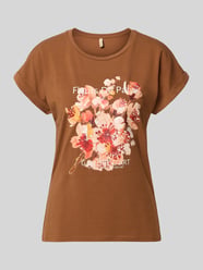 t-shirt z nadrukiem z motywem model 'RINA' od Soyaconcept - 40