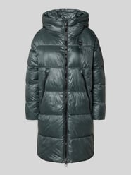 Płaszcz pikowany z dwustronnym zamkiem błyskawicznym model ‘ARMORY’ od Blauer USA - 37