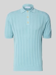 Slim Fit Poloshirt mit Knopfleiste von Manuel Ritz - 2