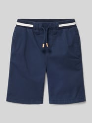 Szorty dresowe o kroju regular fit z mieszanki bawełny od s.Oliver RED LABEL - 33