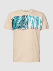 T-Shirt mit Statement-Print von Tom Tailor Beige - 9