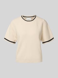 Bluzka z dzianiny z okrągłym dekoltem model ‘MAWINA’ od Neo Noir - 48