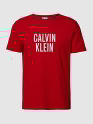 T-Shirt mit Label-Print von Calvin Klein Underwear Rot - 31