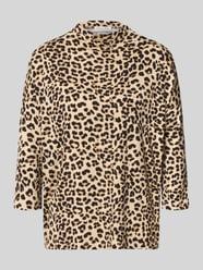 3/4-Shirt mit Stehkragen von Christian Berg Woman Beige - 24