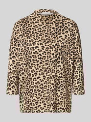 Longsleeve mit Stehkragen von Christian Berg Woman Beige - 20